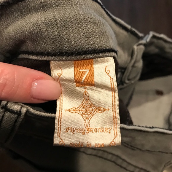 Flying Monkey - Grey Skinny Stretch Jeans - Picture 3 of 4